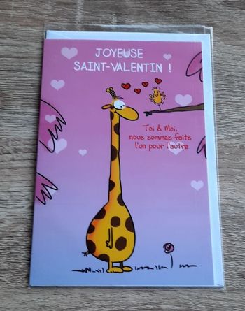 Carte Saint Valentin, décor 1