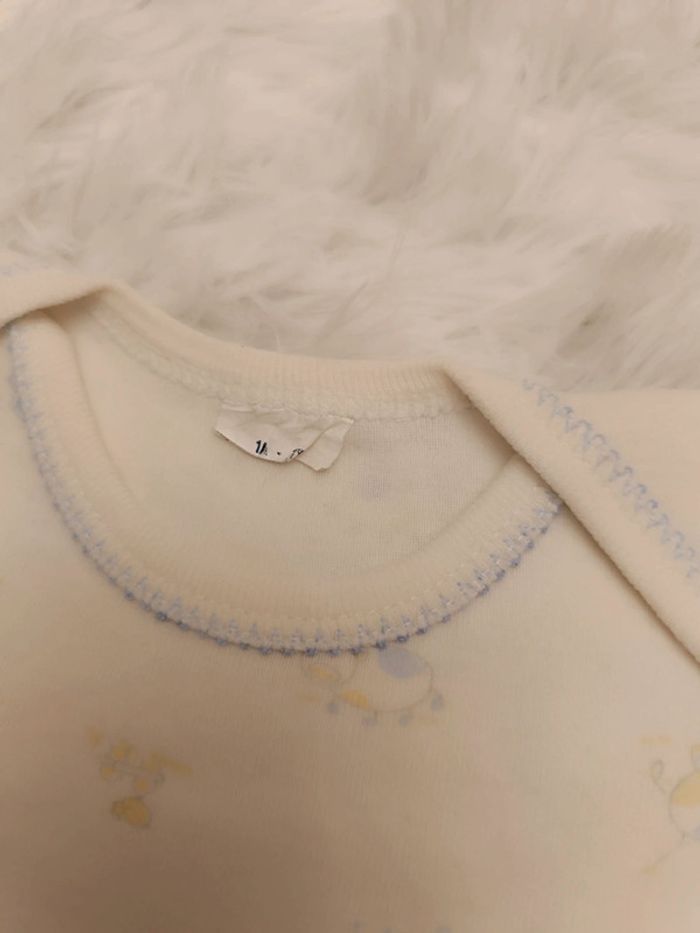 Lot 4 bodies manches courtes T. 12 mois Absorba - photo numéro 10