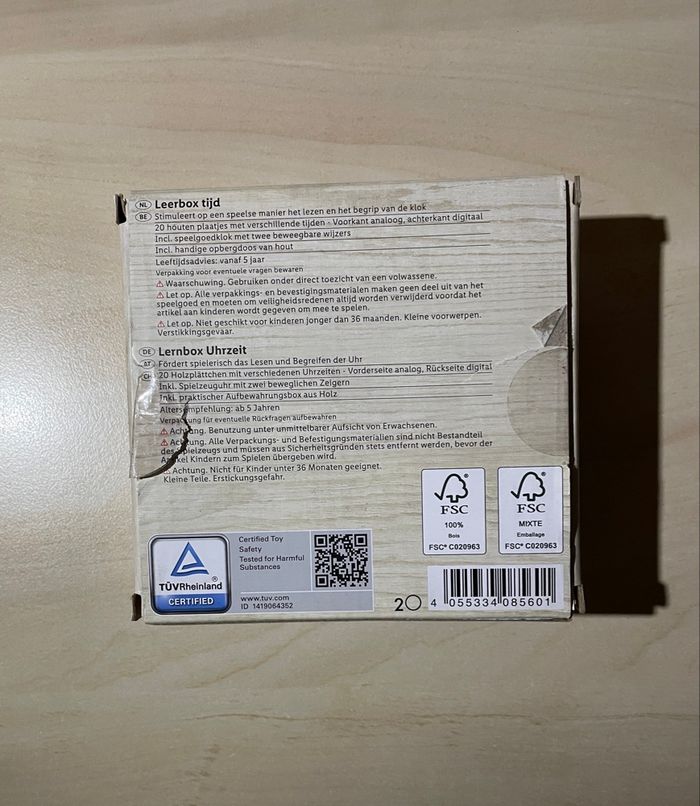 Boîte apprentissage heure 5 ans+ - photo numéro 6