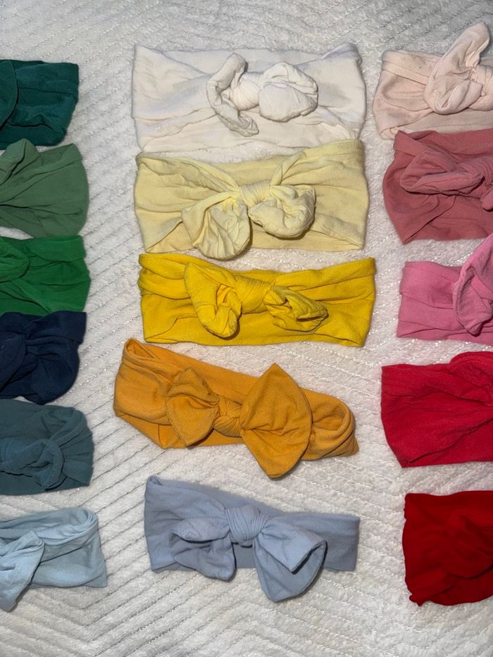 Lots 22 pièces bandeau taille unique 0/6ans
