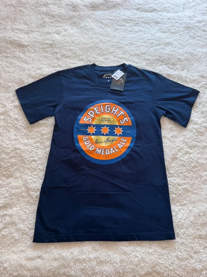 T-shirt Speight’s Gold Medal Ale – Bleu marine – Taille S – Neuf étiquette - photo numéro 2
