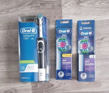 Brosse à dents et brossettes oral b 