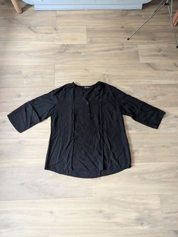 Chemisier noir Christy taille 2 M/L