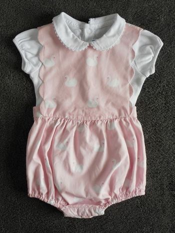 Ensemble barboteuse et tee-shirt body - JACADI - 6 mois