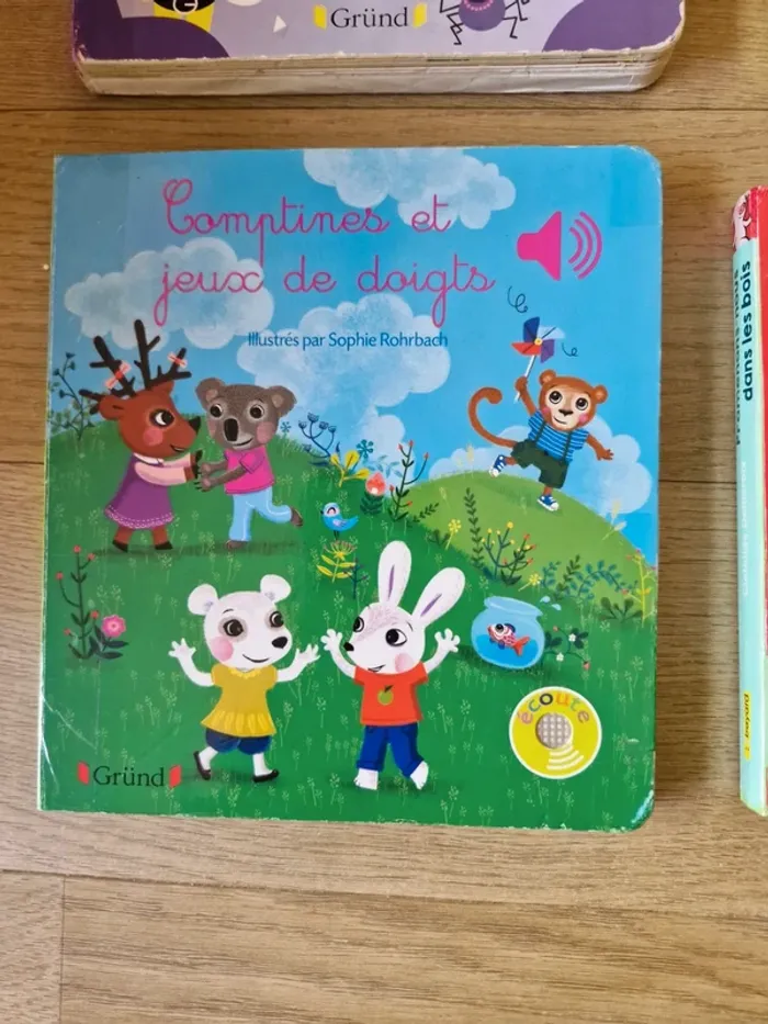 Lot de livres sonores et histoires bébé 18/36 mois - photo numéro 2