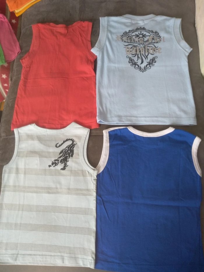 Lot de 10 débardeurs 4 ans - photo numéro 3