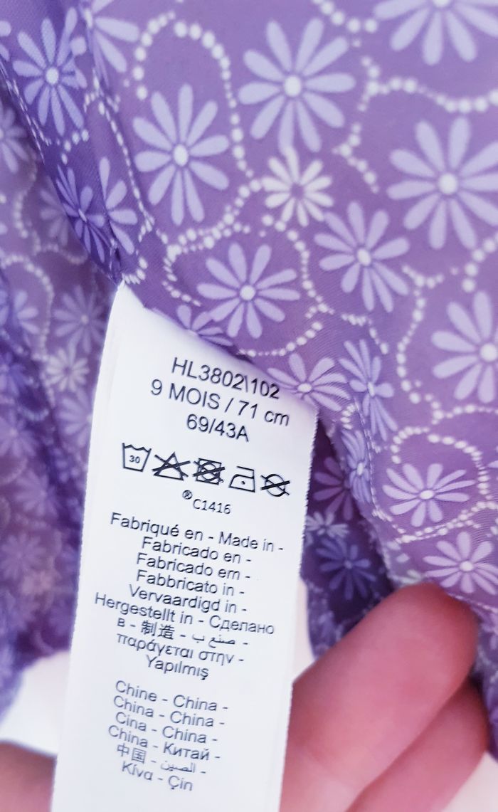 💜 Manteau caban avec moufles - Prémaman/TCF - 9 mois 💜 - photo numéro 10