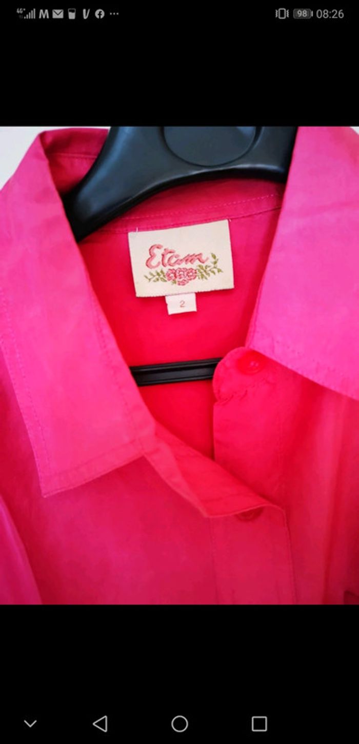 Chemisier blouse etam vintage - photo numéro 2