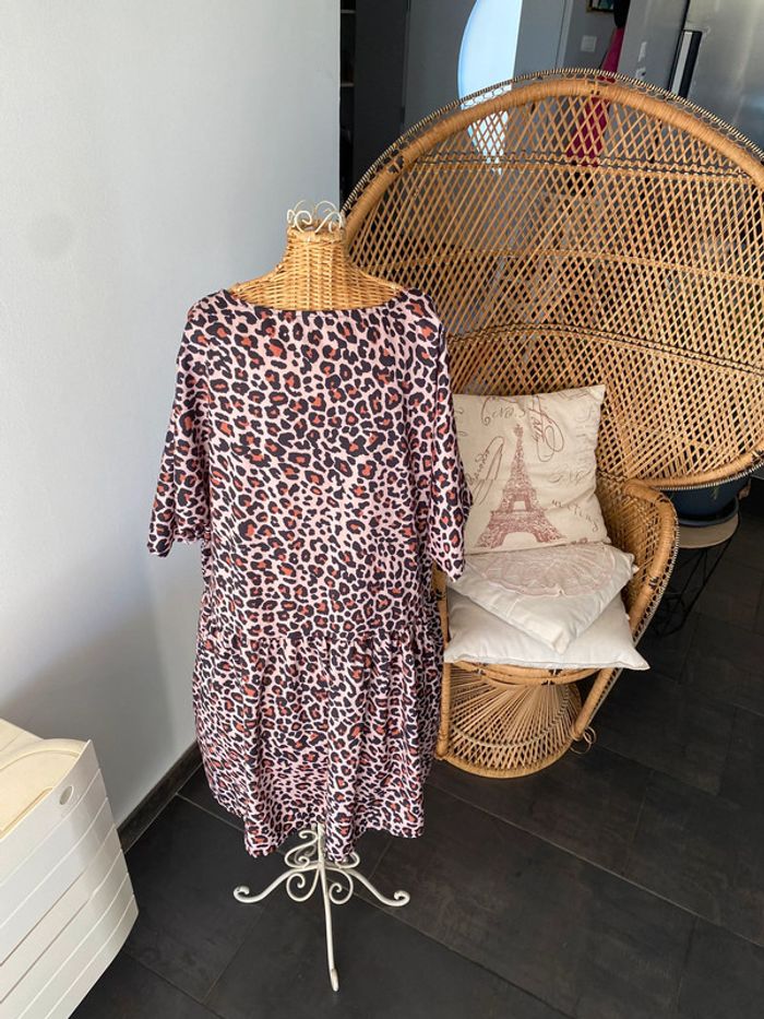 Robe d'été léopard style baby doll taille M - photo numéro 5