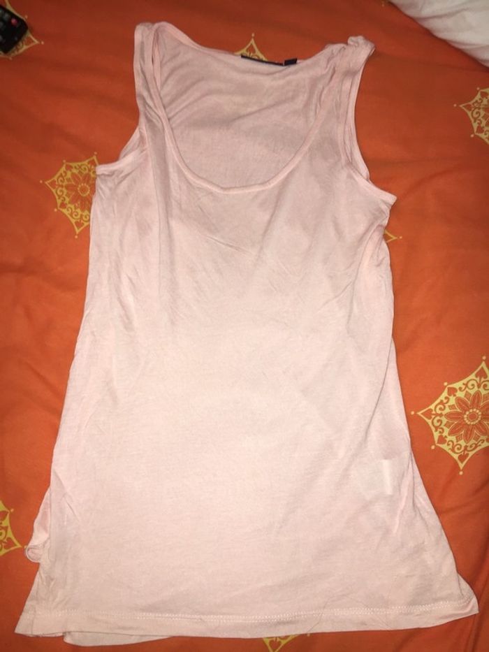 Débardeur femme rose poudré kiabi M - photo numéro 4