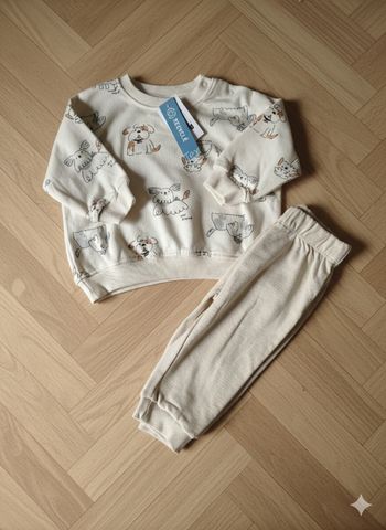 Ensemble TEX Bébé 9 mois – Sweat & Pantalon – Neuf avec étiquette