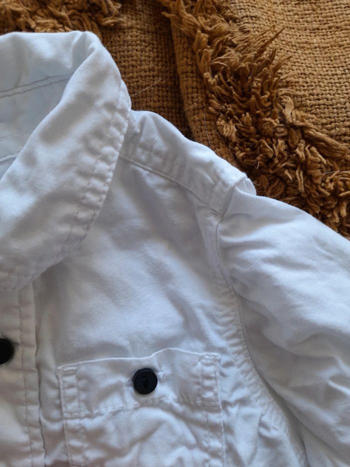 Chemise blanche manches longues 6 mois kitchoun - photo numéro 4