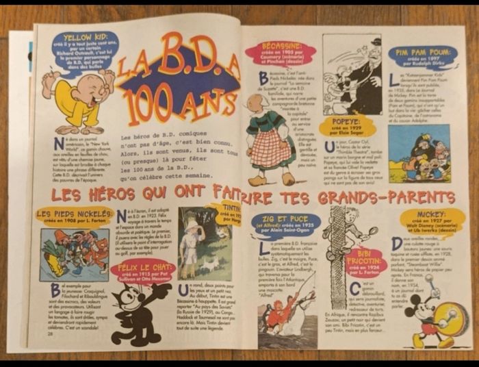 Ancien journal de mickey avec cadeau autocollants Pocahontas N°2313 de 1996 vintage - photo numéro 8