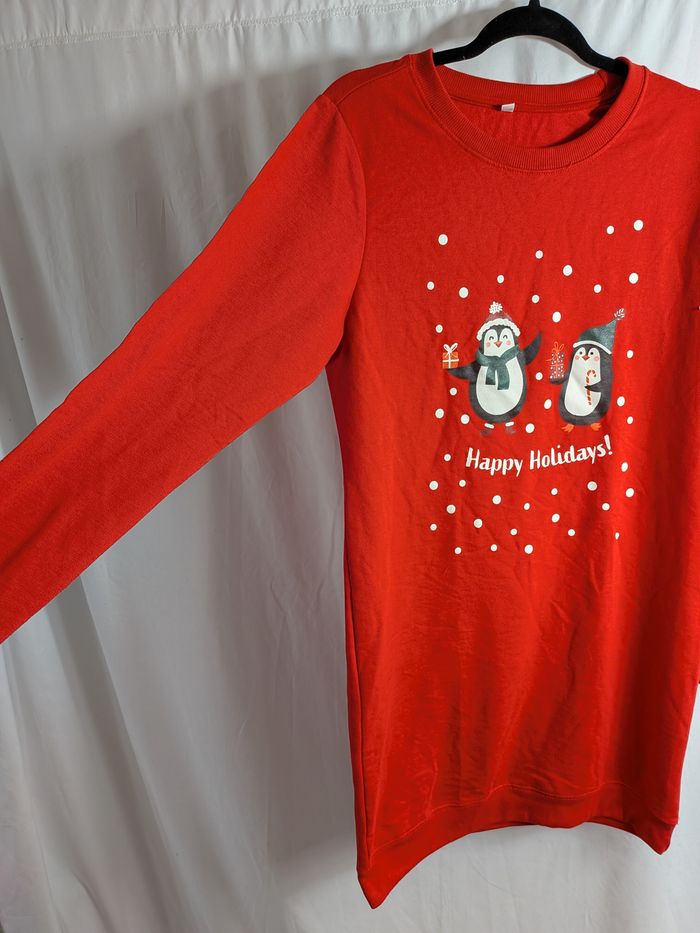 Robe de Noel Femme M Rouge - photo numéro 2
