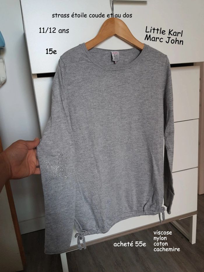Pull Little karl Marc John etat impeccable 12 ans
