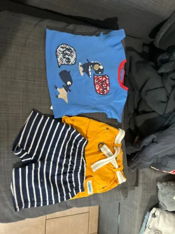 Lot short et tee shirt