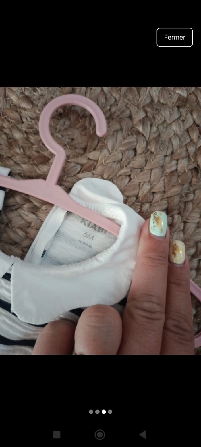 Robe fille 6 mois - photo numéro 3