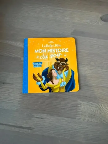 Livre Disney "La Belle et la Bête" - Très bon état (coin corné)