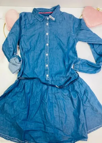 Robe fille - neuf - bleue - Okaïdi - Taille 10 ans