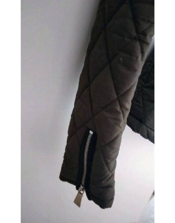 Doudoune/veste matelassée femme 36 vert kaki marque VOYELLES - photo numéro 7