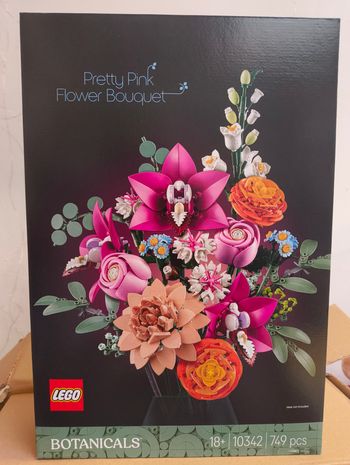Lego pretty pink flower bouquet botanical