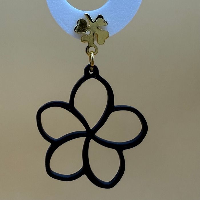 Boucles d’oreilles fleurs - photo numéro 2