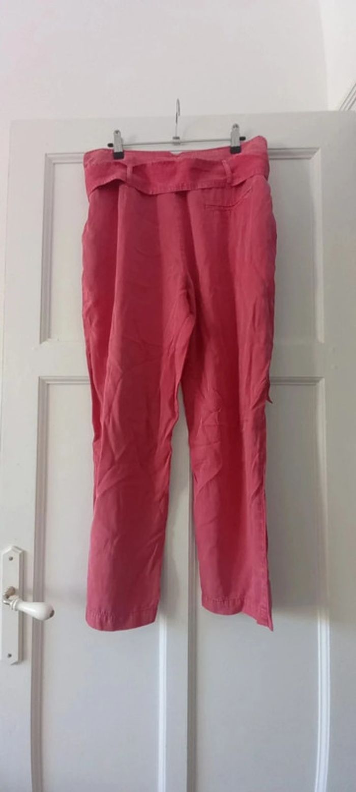 Pantalon rose ikks 44 - photo numéro 5