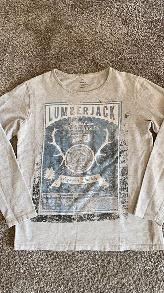 T-shirt manches longues name it 11/12 ans