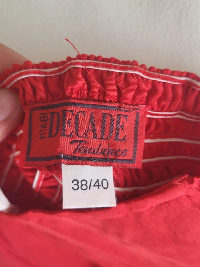 Superbe bustier rouge. - photo numéro 3