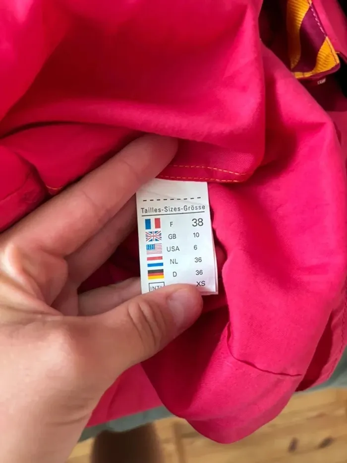 Chemise saint James taille 38 fuschia et orange - photo numéro 6