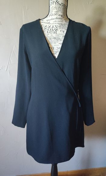 Elégant combishort portefeuille noir Zara taille L