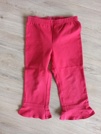 Legging rouge bas évasé obaibi 23 mois
