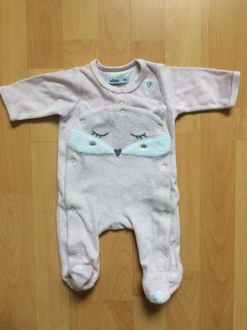 Pyjama velours 1 mois