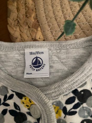 Gilet fille petit bateau 