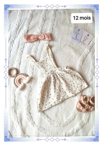 Robe fille 12 mois