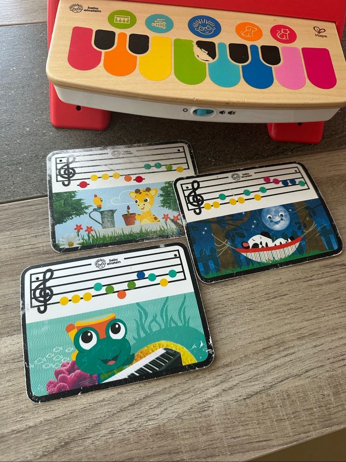 Piano en bois musicale baby eistein hape - photo numéro 4