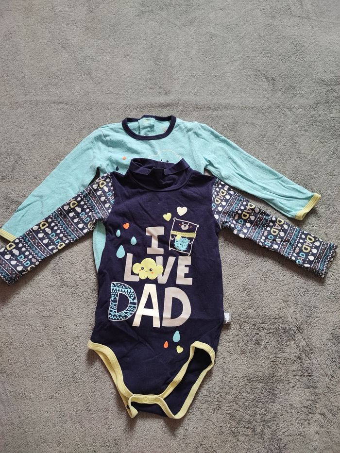 Lot de 2 bodies 24 mois - photo numéro 2