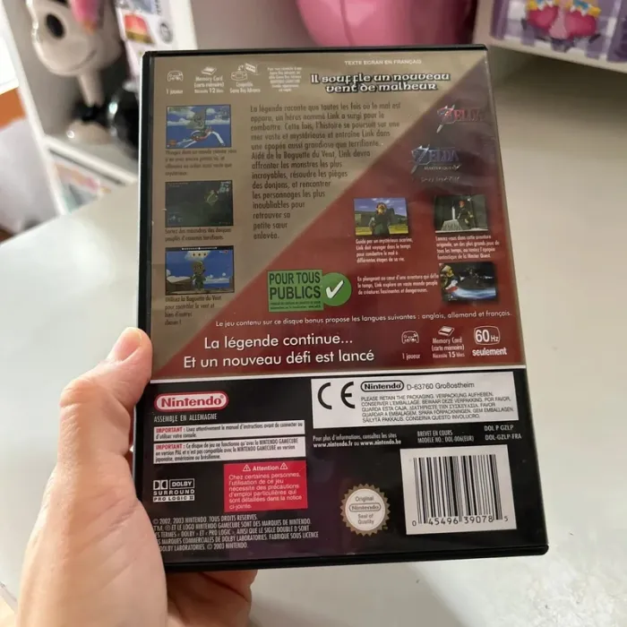 Jeu nintendo gamecube the legend of zelda the windwaker - photo numéro 3