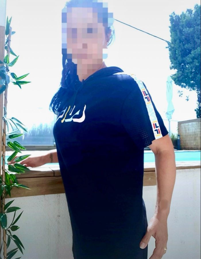 robe à capuche et cordon Fila authentique - photo numéro 8