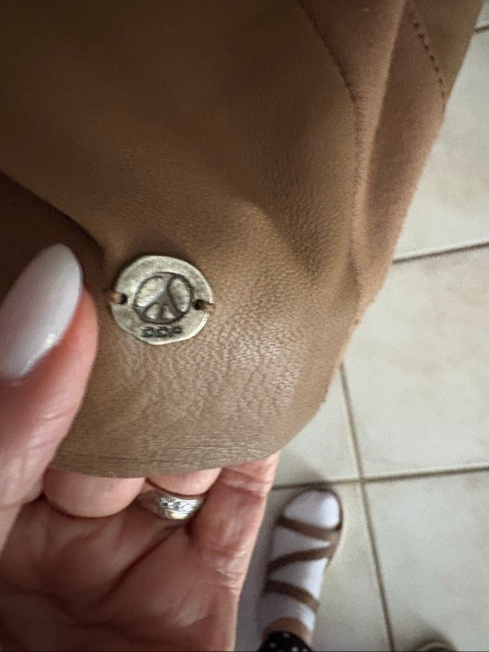 Robe cuir DDP camel taille 38 - photo numéro 8