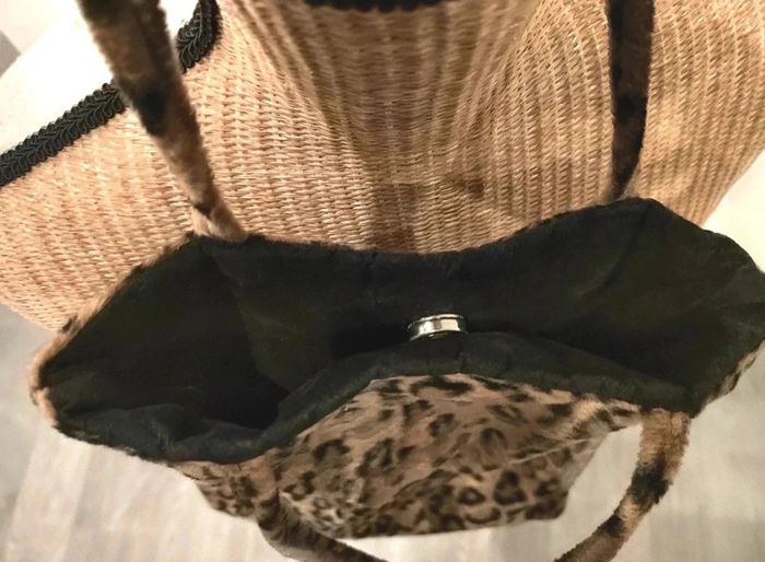 35 € Petit sac à main imprimé léopard vintage - photo numéro 3