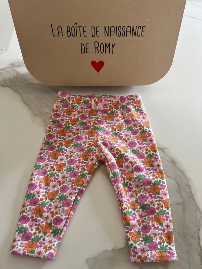 Legging chaud fleur 12 mois sergent major