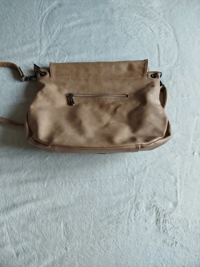 Sac bandoulière femme beige Flora & Co - photo numéro 7