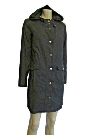 manteau trench imperméable a capuche marque mellow yellow taille indiquée 40 peut aller a un 38