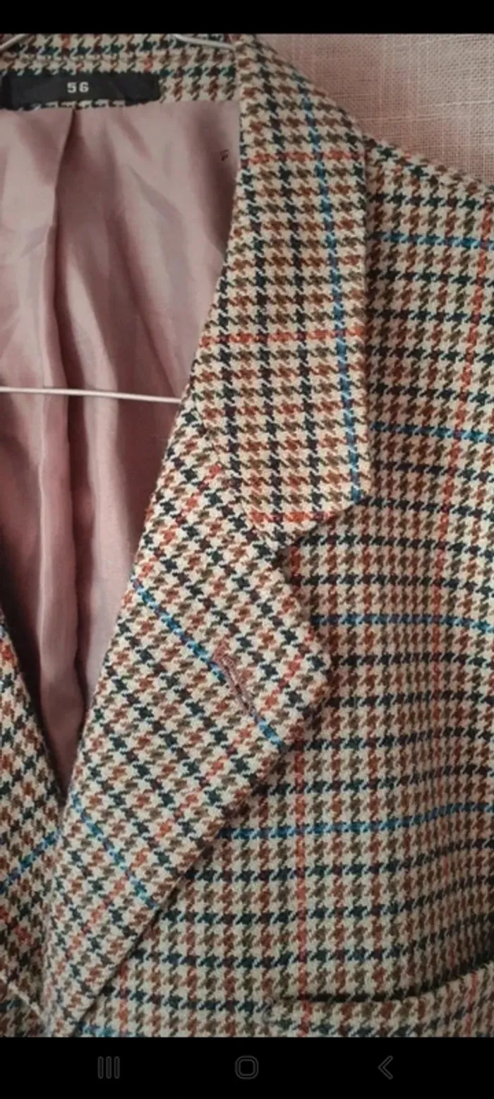 Veste de costume  lainée taille 54 - photo numéro 4