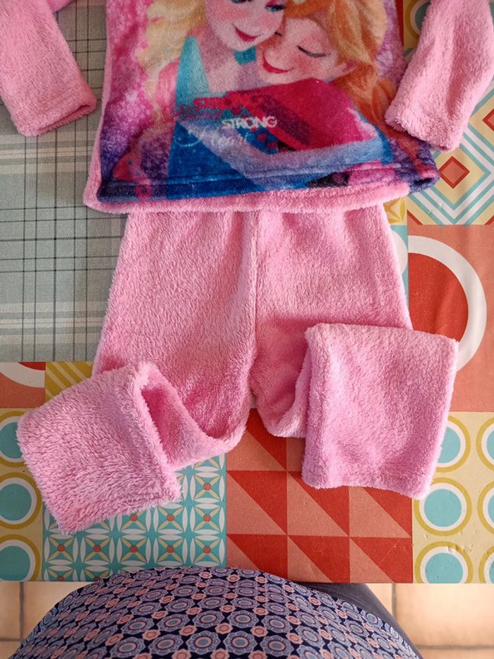 Pyjama 2 pièces rose 3ans - photo numéro 3