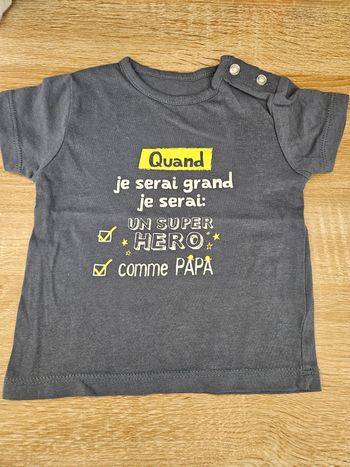 T-shirt garçon 3 mois