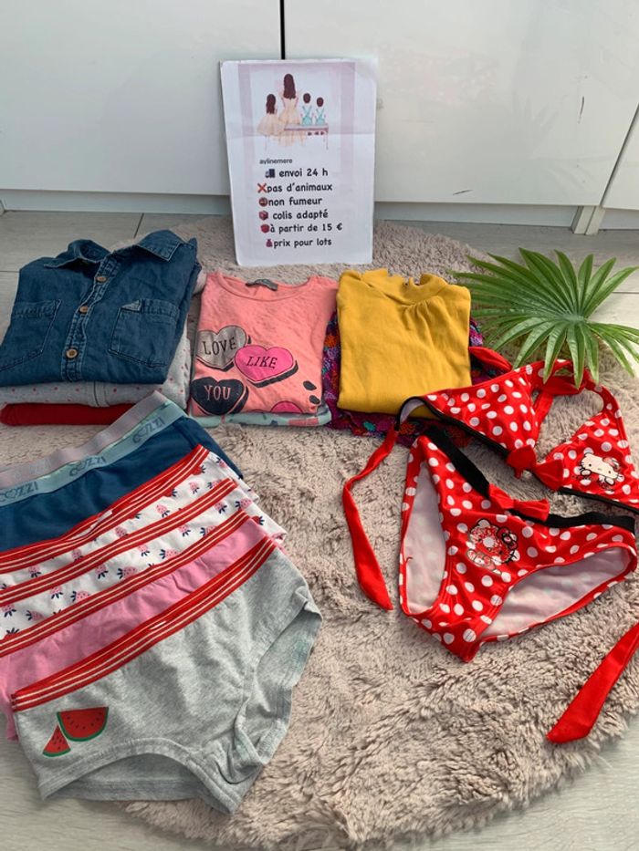 Lot de vêtements fille 10 ans printemps/ete