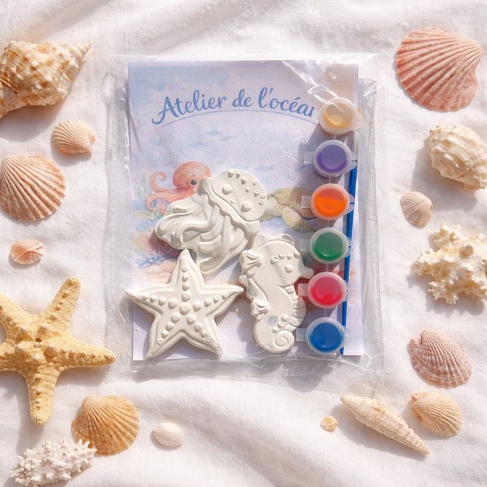 Kit créatif moulage à peindre OCÉAN