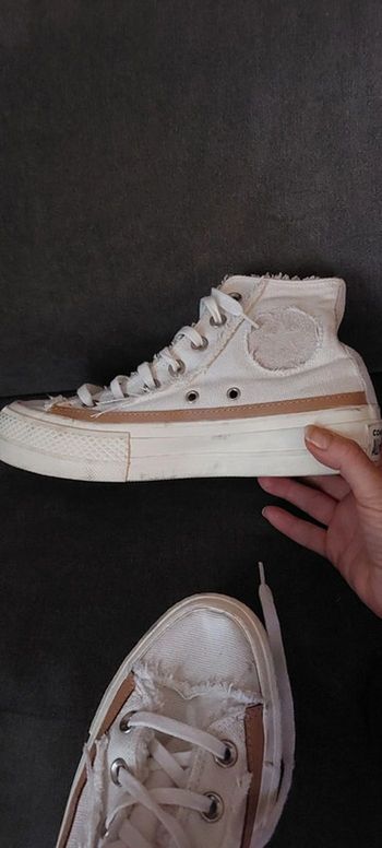 Converses montantes fourrées